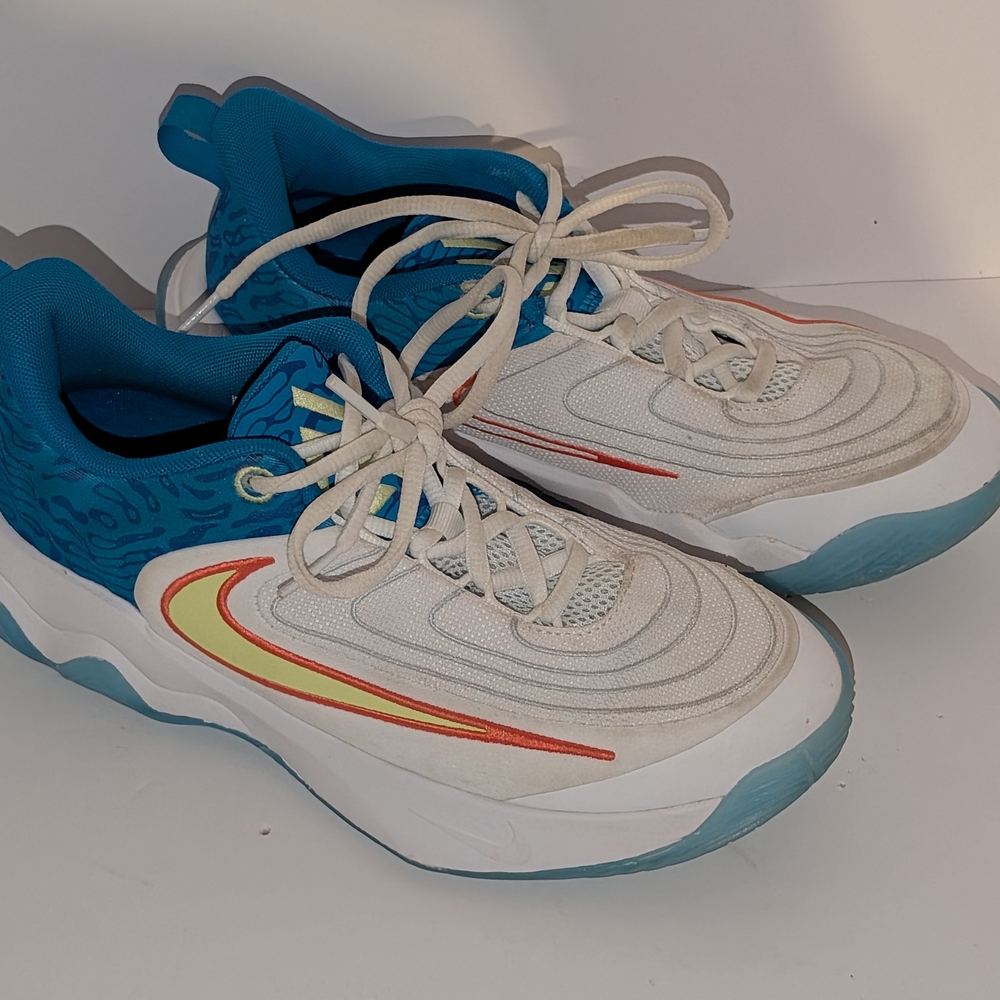Nike Kids' Blue, White, and Red Sneakers